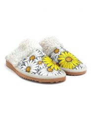 Neefs Kapcie w kolorze biało-żółtym rozmiar: 42. Białe kapcie Neefs, bez wzorów, z materiału. Za 130.99 zł.
