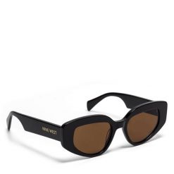 Okulary przeciwsłoneczne Nine West. Brązowe okulary przeciwsłoneczne Nine West, bez wzorów. Za 129.99 zł.