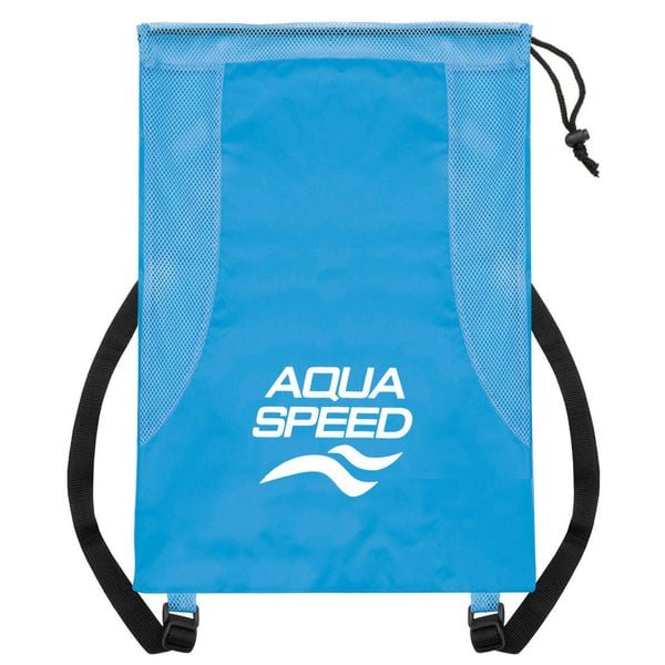 Worek na sprzęt plecak Aqua Speed Mesh Backpack. Białe plecaki Aqua-Speed, bez wzorów, z meshu, bez dodatków. Za 39.99 zł.