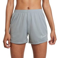 Damskie Spodenki Dri FIT Academy Shorts. Szare szorty Nike, bez wzorów, sportowe. Za 73.99 zł.