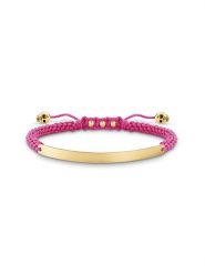 Thomas Sabo Bransoletka w kolorze różowym rozmiar: L21. Różowe bransoletki thomas sabo, srebrne. Za 198.10 zł.