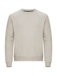 Clique Miami PRO Bluza z okrągłym dekoltem French Terry – Stone. Brązowe bluzy CLIQUE, m, bez wzorów, z bawełny, bez ramiączek, bez kaptura. Za 189.36 zł.