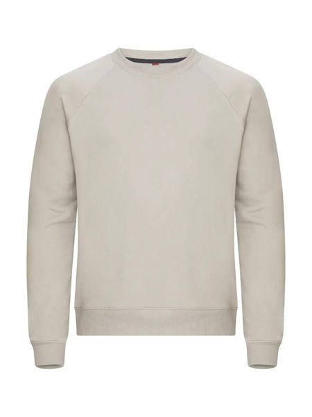 Clique Miami PRO Bluza z okrągłym dekoltem French Terry – Stone. Brązowe bluzy CLIQUE, m, bez wzorów, z bawełny, bez kaptura. Za 189.24 zł.