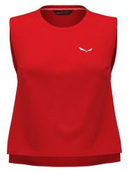 Salewa Top trekkingowy "Pedroc Dry Responsive" w kolorze czerwonym rozmiar: XS/S. Czerwone topy Salewa, s, bez wzorów, bez kołnierzyka, bez ramiączek. Za 158.47 zł.