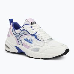 Buty damskie Ellesse Crystal. Białe buty treningowe Ellesse, na lato, bez wzorów, z materiału, bez zapięcia. Za 309.99 zł.