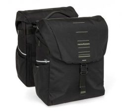 Torba rowerowa New Looxs Vigo podwójna 40 l czarno-zielona, adapter MIK 2.0. Czarne torby sportowe NEW LOOXS, z aplikacjami, z materiału. Za 600.35 zł.