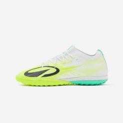 Buty piłkarskie CLR TF Low. Białe buty do biegania KIPSTA, bez wzorów, z kauczuku, bez zapięcia, do biegania. Za 269.99 zł.