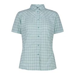 Koszula damska turystyczne CMP 34S6206. Zielone koszule CMP, l, bez wzorów, sportowe, bez kołnierzyka, bez ramiączek. Za 228.50 zł.