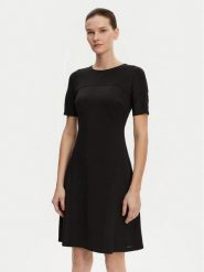 Calvin Klein Sukienka codzienna K20K208151 Czarny Regular Fit. Czarne sukienki Calvin Klein, na co dzień, bez wzorów, z syntetyku, bez kołnierzyka, bez ramiączek, proste. Za 419.99 zł.