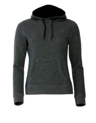 Clique Classic Hoody Women – bluza z kapturem, anthracite melange. Szare bluzy CLIQUE, s, bez wzorów, z bawełny, bez ramiączek, z kapturem. Za 212.53 zł.