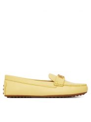 LAUREN RALPH LAUREN Mokasyny 802852847028 Żółty. Żółte mokasyny Lauren Ralph Lauren, bez wzorów, ze skóry. Za 649.99 zł.