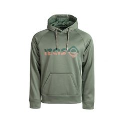 Bluza z kapturem unisex DUERO V2 z logo i kieszenią z przodu. Niebieskie bluzy IZAS, l, bez wzorów, z kapturem. Za 226.04 zł.