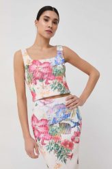 Marciano Guess top damski. Topy Marciano Guess, l, z aplikacjami, z dzianiny, bez kołnierzyka, bez ramiączek. Za 619.99 zł.