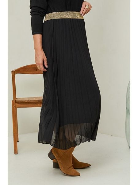 Curvy Lady Spódnica w kolorze czarnym rozmiar: 40/42. Czarne spódnice Curvy Lady, bez wzorów, klasyczne, maxi. Za 118.28 zł.