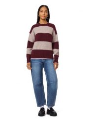 Scotch & Soda Sweter w kolorze bordowo-szarobrązowym rozmiar: M. Czerwone swetry Scotch & Soda, m, bez wzorów, bez ramiączek. Za 229.95 zł.