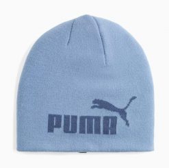 Czapka Zimowa Puma ESS Cuffless Beanie. Niebieskie czapki zimowe Puma, bez wzorów, z dzianiny, klasyczne. Za 79.20 zł.