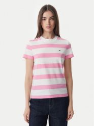 Tommy Jeans T-Shirt Flag DW0DW23801 Różowy jasny Regular Fit. Czerwone t-shirty Tommy Jeans, l, bez wzorów, z bawełny, bez kołnierzyka, bez ramiączek. Za 149.99 zł.