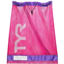 Worek plecak pływacki unisex Tyr Alliance Mesh Equipment. Czarne plecaki TYR, bez wzorów, z meshu, bez dodatków. Za 119.00 zł.