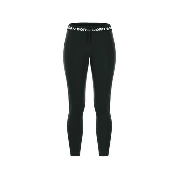 Damskie legginsy Björn Borg Essential. Zielone legginsy Björn Borg, z aplikacjami, eleganckie. Za 249.50 zł.