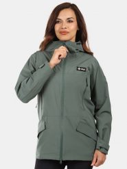 Kilpi Płaszcz funkcyjny "Ayra" w kolorze khaki rozmiar: 46. Brązowe płaszcze Kilpi, m, bez wzorów, sportowe, bez kaptura. Za 393.45 zł.