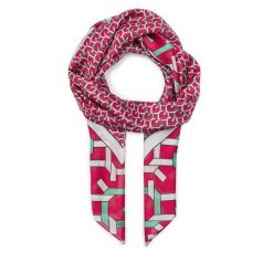 Chusta Guess. Czerwone chusty Guess, z aplikacjami. Za 359.99 zł.