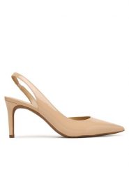 MICHAEL Michael Kors Szpilki 40R4HNMP1A Beżowy. Brązowe szpilki MICHAEL Michael Kors, bez wzorów, bez obcasa, na szpilce, bez zapięcia. Za 629.99 zł.