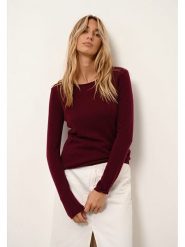 Just Cashmere Kaszmirowy sweter "Vivian" w kolorze bordowym rozmiar: XXL. Czerwone swetry Just Cashmere, xxl, bez wzorów, z kaszmiru, bez ramiączek. Za 400.45 zł.
