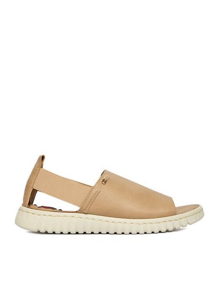 Go Soft Sandały CEO-LA319143-6 Beżowy. Brązowe sandały GO SOFT, bez wzorów, z materiału, bez obcasa, na płaskiej podeszwie, bez zapięcia. Za 139.99 zł.