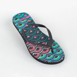 Japonki damskie Olaian 120 Jiu. Czarne japonki OLAIAN, bez wzorów, sportowe. Za 24.99 zł.