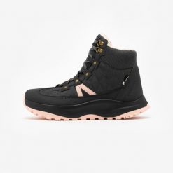 Buty turystyczne damskie Quechua NH500 Mid wodoodporne. Czerwone buty trekkingowe QUECHUA, na zimę, bez zapięcia. Za 269.99 zł.