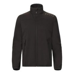 Damska kurtka wodoodporna Musto Evolution Softshell. Czarne kurtki Musto, bez wzorów, z softshellu, bez kaptura. Za 636.50 zł.