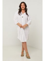Curvy Lady Sukienka w kolorze białym rozmiar: 48/50. Białe sukienki Curvy Lady, bez wzorów, klasyczne, bez kołnierzyka, bez ramiączek, midi. Za 123.45 zł.