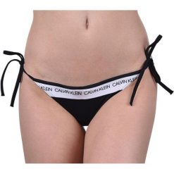 Calvin Klein String Side Tie Bikini CK Logo KW0KW00650 -094 PVH Black (rozmiar S). Czarne bikini Calvin Klein, bez wzorów. W wyprzedaży za 109.00 zł.