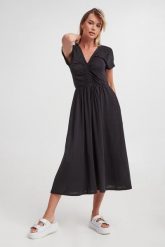 Sukienka maxi Demetra MAX MARA LEISURE. Sukienki Max Mara Leisure, xs, bez wzorów, bez kołnierzyka, bez ramiączek, maxi. W wyprzedaży za 727.44 zł.