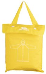Trespass It May Rain – Żółty płaszcz przeciwdeszczowy unisex. Żółte kurtki przeciwdeszczowe Trespass, bez wzorów, bez kaptura. Za 143.99 zł.