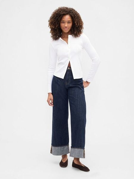 GAP Dżinsy - Comfort fit - w kolorze granatowym rozmiar: W32. Niebieskie jeansy GAP, bez wzorów, klasyczne. Za 144.24 zł.