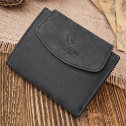 PORTFEL DAMSKI SKÓRZANY MAŁY CZARNY VINTAGE PAOLO PERUZZI T-12-HBL. Czarne portfele PAOLO PERUZZI, bez wzorów, ze skóry. Za 79.00 zł.