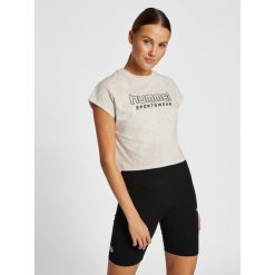 Koszulka damska Hummel Lgc June. Białe t-shirty sportowe Hummel, xl, bez wzorów, z bawełny, bez ramiączek, na fitness i siłownię. Za 117.00 zł.