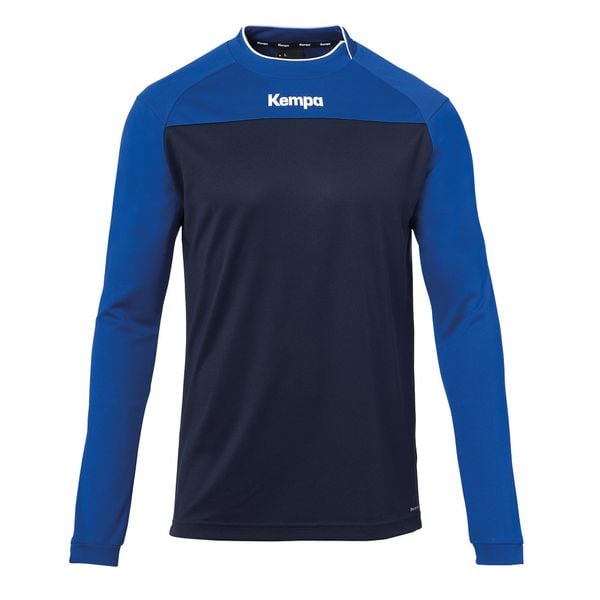 Bluza Kempa Prime. Niebieskie bluzy Kempa, xl, bez wzorów, sportowe, bez ramiączek, bez kaptura. W wyprzedaży za 172.50 zł.