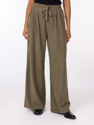 Scotch & Soda Spodnie w kolorze brązowym rozmiar: W29. Brązowe spodnie materiałowe Scotch & Soda, z aplikacjami, z materiału, z podwyższonym stanem. Za 180.91 zł.