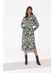 TATUUM Sukienka ze wzorem rozmiar: 36. Sukienki Tatuum, bez wzorów, z wiskozy, bez kołnierzyka, bez ramiączek, midi. Za 105.14 zł.