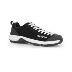 Buty turystyczne dla dorosłych Alpina Diamond 2.0. Czarne buty trekkingowe Alpina, na jesień, z materiału, przed kostkę, bez zapięcia. Za 300.00 zł.