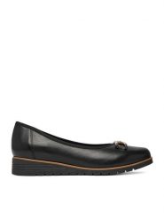 Go Soft Baleriny CEO-EST-TOMI-03 Czarny. Czarne baleriny GO SOFT, bez wzorów, ze skóry, bez obcasa, bez zapięcia. Za 199.99 zł.