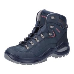 Buty trekkingowe damskie Lowa Renegade Evo Mid Gtx. Czerwone buty trekkingowe Lowa, z materiału, za kostkę, bez zapięcia. Za 1,067.00 zł.