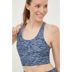 Only Play biustonosz sportowy wzorzysty. Niebieskie biustonosze sportowe Only Play, bez wzorów, z materiału, na jogę i pilates. Za 139.99 zł.