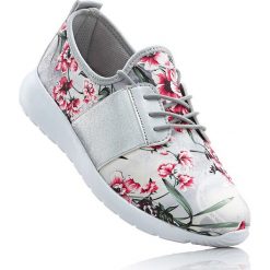 Sneakersy bonprix jasnoszaro-jasnoróżowy cukierkowy w kwiaty. Buty sportowe lifestyle marki NABAIJI. Za 37.99 zł.