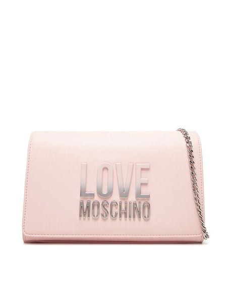 LOVE MOSCHINO Torebka JC4260PP0MKD0601 Różowy. Czerwone kopertówki Love Moschino, bez wzorów, ze skóry, wizytowe, bez dodatków. Za 409.99 zł.