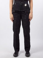 Diesel Clothes Dżinsy "Maru" - Regular fit - w kolorze czarnym rozmiar: W24/L32. Czarne jeansy Diesel Clothes, l, z aplikacjami, klasyczne, z podwyższonym stanem. Za 242.70 zł.