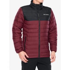 Kurtka ocieplana Columbia Powder Lite II Jacket. Czerwone kurtki Ziener, bez wzorów, sportowe, bez kaptura. Za 343.29 zł.