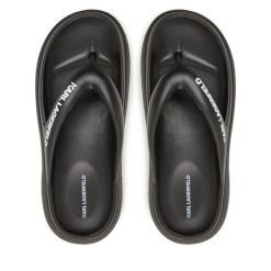 Japonki KARL LAGERFELD. Czarne japonki KARL LAGERFELD, bez wzorów. Za 249.99 zł.